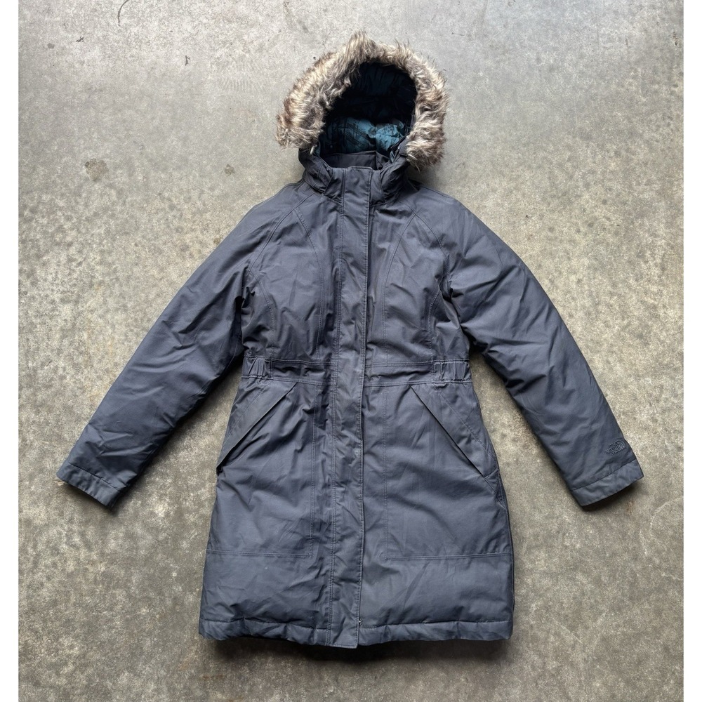 The North Face Women's Parka Arctic Down Medium Winter Jacket Fur Lined Hooded
